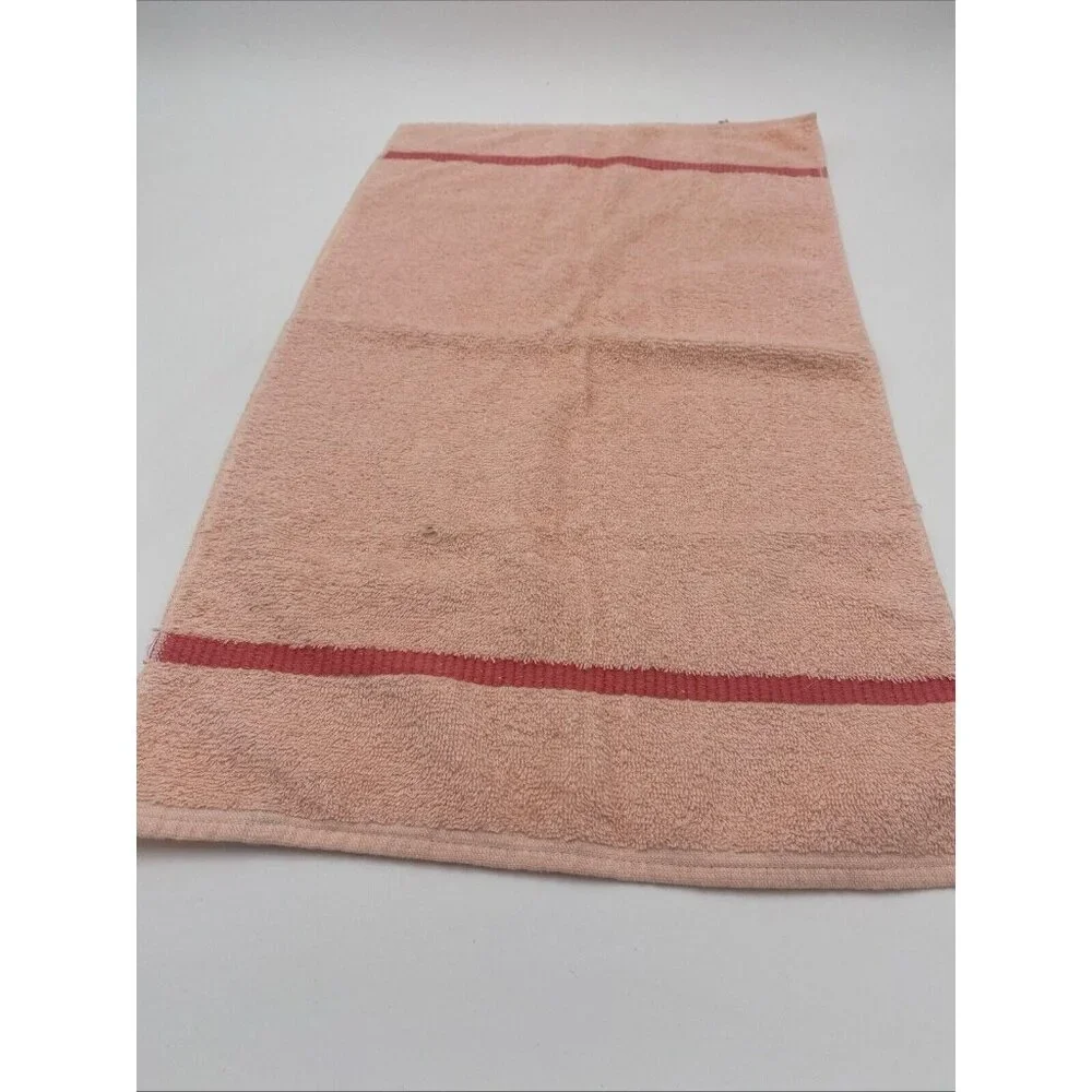 Vintage Cannon Hand Towel Pink MCM Made in USA 24
